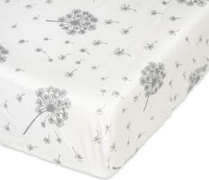 Babymatex Bavlněné prostěradlo do postýlky 70x140 cm - Pampelišky