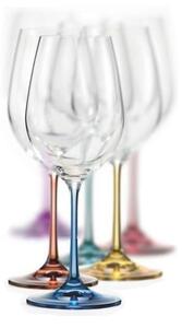 Bohemia Crystal Sklenice na bílé víno Spectrum 350ml (set po 6 ks)