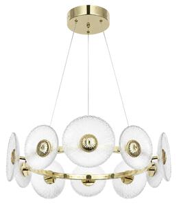 Toolight Závěsné LED osvětlení Crystal SWE071-CP 60 zlaté