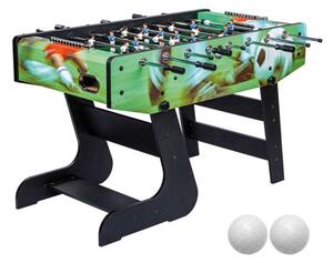 TUNIRO Stolní fotbal Liverpool 141 x 125 x 89 cm, zelený potisk M87065