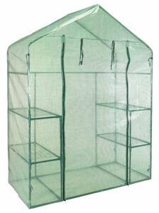 PROGARDEN Foliovník zahradní se vstupem a 4 policemi 143 x 73 x 195 cm KO-CE7000130
