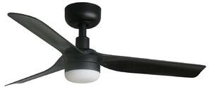 FARO MINI PUNT S LED stropní ventilátor, černá s DC motorem