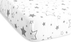 Babymatex Bavlněné prostěradlo do postýlky 60x120 cm - Hvězdy