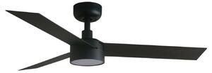 FARO CRUISER S LED stropní ventilátor, černá s DC motorem