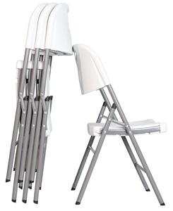 BRIMO Skládací židle BRIMO bílá - 4 ks