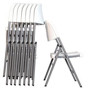 BRIMO Skládací židle - 8 ks - Plast