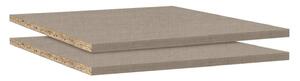 SADA VKLÁDACÍCH POLIC, béžová, 43/1,6/45 cm MID.YOU - Šatní skříně, Online Only
