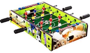 GamesPlanet® 67271 Mini stolní fotbálek, 51 x 31 x 8 cm, potisk