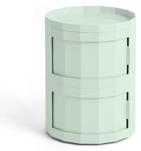 HAY Úložný stolek Facet Cabinet 20, soft mint