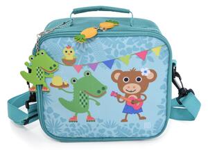 Dětská termotaška na svačinu Funny Jungle, 3,3l, Iris Barcelona, mentolová