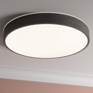 Brilliant G80821/70 Stmívatelné LED svítidlo FILIZ šedá textilie průměr 49cm, RC, CCT, Night Light