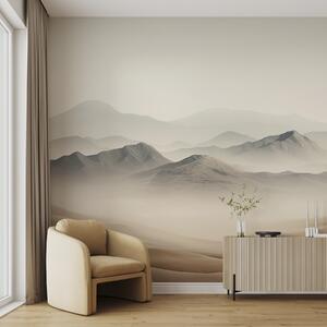 Fototapety Horská krajina, poušť, béžové barvy, realismus, Fototapety příroda, u99456d1 : uwalls.cz