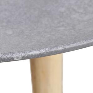 Set 2 konferenčních/odkládacích stolků | 55x44cm - betonově šedá