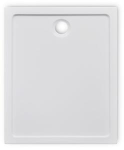 Obdélníková ABS sprchová vanička - bílá | 80x100 cm