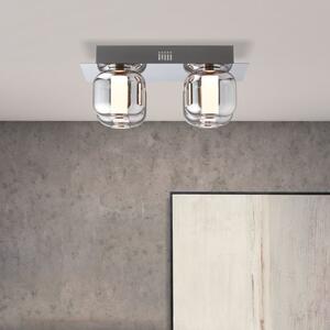 Brilliant G97177/93 Stropní LED svítidlo RAFA 22W kouřové sklo