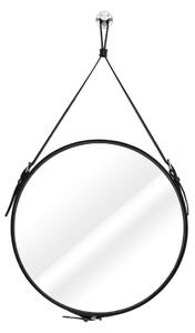 Nástěnné Zrcadlo Černé Ozdobné Závěsné ESHA-40 cm
