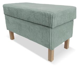 Taburet ELLA s �lo�n�m prostorem - zelen� - man�estr - LINCOLN 72