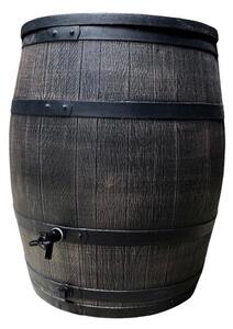 ROTO SUD na dešťovou vodu 240 L, s MOSAZNÝM ZÁVITEM pro ventil 3/4", imitace hnědého dřeva