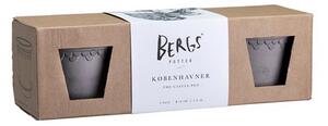 Set 3 ks květináčů Kobenhavner Raw Grey 10 cm Bergs Potter