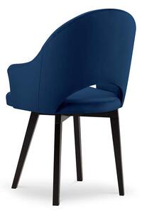 Modrá Sametová židle Gabro MICADONI HOME
