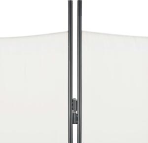 6-dílný paraván - bílý | 300x180 cm