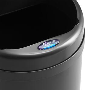 Bezdotykový odpadkový koš – automatické otevírání – 40 l černý, Monzana