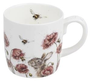 Porcelánový hrnek Králík a včely 310 ml