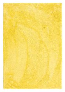 Ozdobný koberec se středně dlouhým vlasem Obdélníkový Měkký Žlutý MODERN CHIC