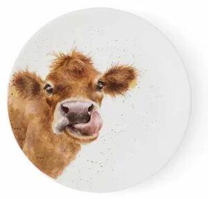 Sada porcelánových talířů Zvířata z venkova 4 ks