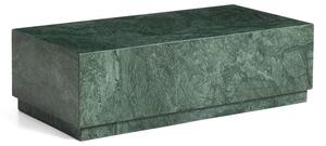 Zelený mramorový konferenční stolek 50x100 cm Sorein – Kave Home