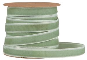 Ib Laursen Sametová stuha Dusty Green - 10 m IBL327
