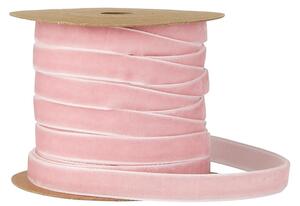 Ib Laursen Sametová stuha Light Pink - 10 m IBL329