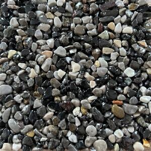 Kamenný koberec - Řiční kámen Grigio Ghedi (4-7 mm) + pojivo, set na 1m²