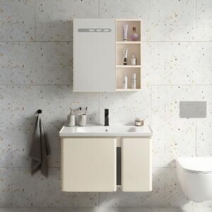 Sada koupelnového nábytku s umyvadlem Tula 60cm Beige