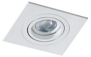 Caro Square podhledové svítidlo 1x GU10 50W bez zdroje 9,3cm hranaté IP20, bílé