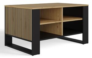 TP Living Konferenční stolek LAWA Modern 4P Slim dub artisan/černý