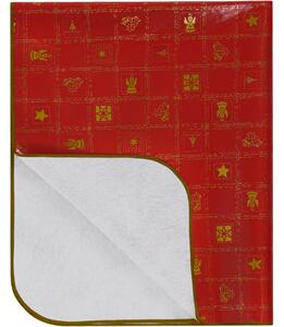 Livarno® Vánoční ubrus, 130 x 160 cm / 110 x 140 cm (červená) (100412391003)