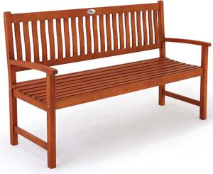 Maxima Zahradní lavice z eukalyptového dřeva 152 x 55 x 90 cm s certifikátem FSC®, Casaria