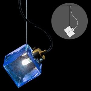 Svítidlo Moderní závěsné svítidlo DANCING CUBE-DARK BLUE-MB - Kotva do sádrokartonu
