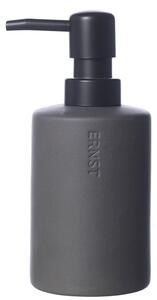 ERNST Kameninový dávkovač na mýdlo Dark Grey - 16 cm EF448