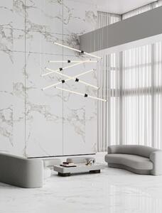 LED stmívatelný černá moderní lustr Atmosfera 250