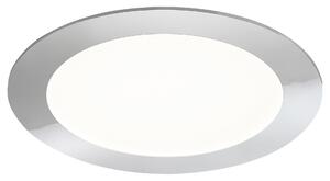 Rabalux LED zápustné stropní svítidlo Lois 12W | 800lm | 4000K | IP44 - průměr 17cm, chrom