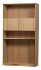 Modulární knihovna v dekoru dubu v přírodní barvě 110x199 cm Modulair – vtwonen