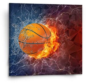 Sablio Obraz Basketbalový míč - 110x110 cm