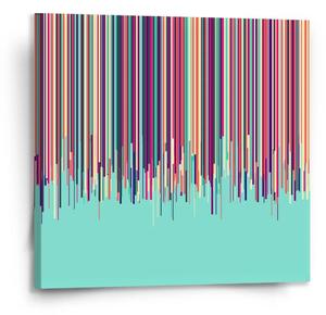 Sablio Obraz Stékající barva - 110x110 cm