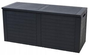 Zahradní úložný box plast 240 l šedý