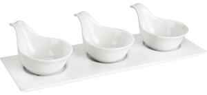 Lamart LT9218 4dílná servírovací sada misek Dine, 34 x 12 cm
