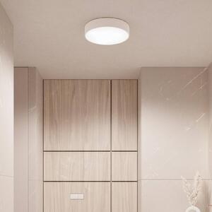 Stropní svítidlo Cleo, Ø 20 cm, IP54, bílé, kov, E27