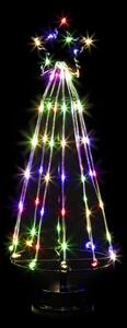 LED Vánoční stromek - 45cm, 80LED, multicolor