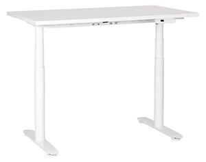 Elektricky výškově nastavitelný pracovní stůl DESTINAS Bílá 120 cm 72 cm